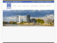 Tablet Screenshot of hermes-berlin.de